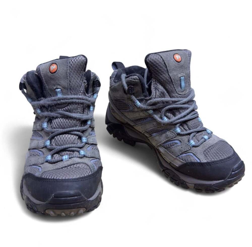 Merrell Moab 2 Mid Hiking Boots Women's Grey Waterproof Vibram